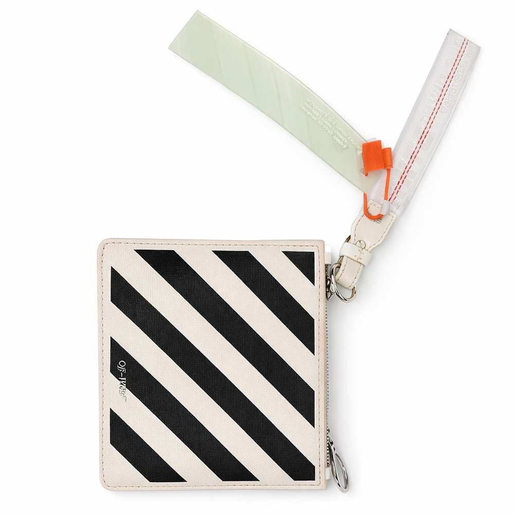 Off-White Diagonal Stripe Pouch - image 2